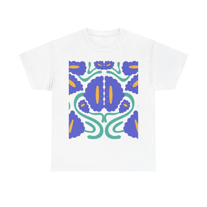 More Abstract Flowers 3 Unisex Heavy Cotton Tee
