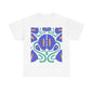 More Abstract Flowers 3 Unisex Heavy Cotton Tee