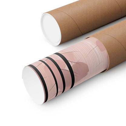 Lonely Forest Pink 18 Matte Square Posters