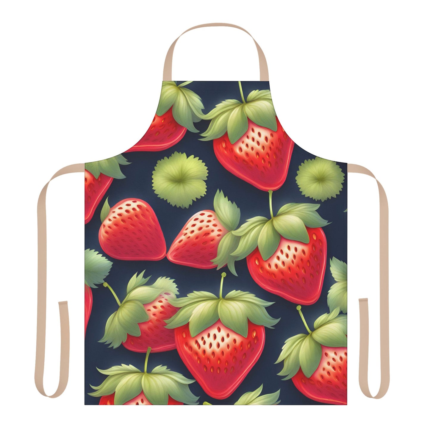 Strawberry 3 Apron, 5 Color Straps (AOP)