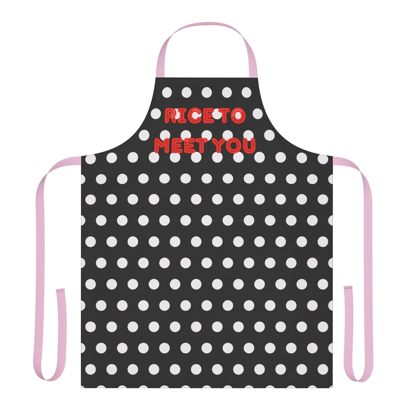 Rice To Meet You Apron, Cooking Pun