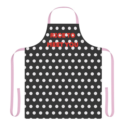 Rice To Meet You Apron, Cooking Pun