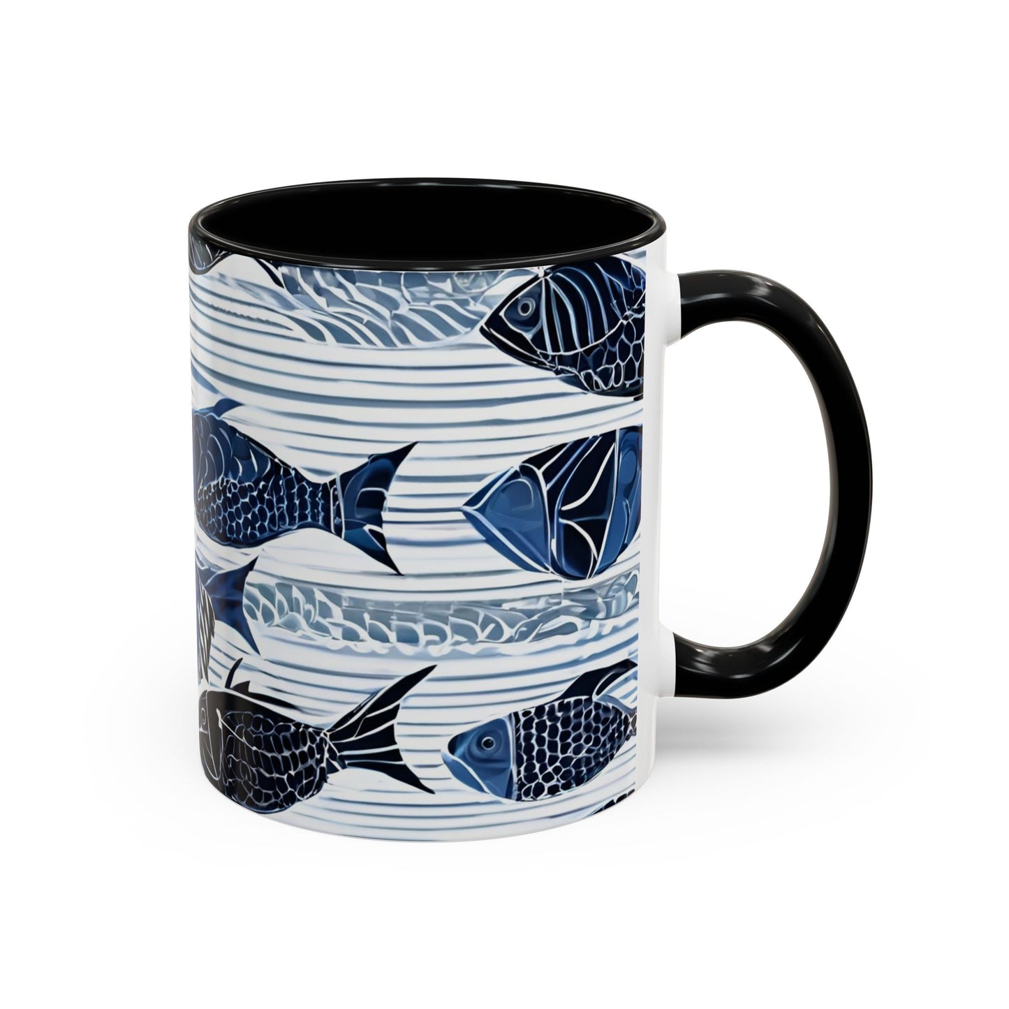 Fish 10 Accent Coffee Mug (11oz)
