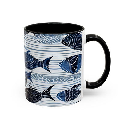 Fish 10 Accent Coffee Mug (11oz)