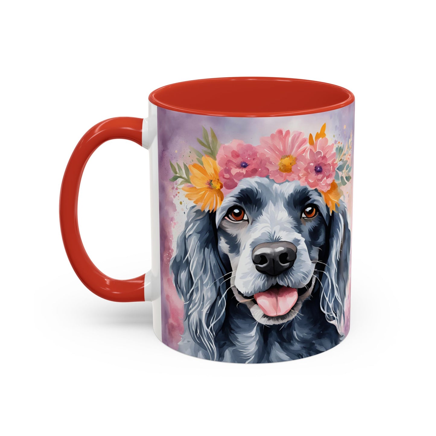 Blue Roan Cocker Spaniel 02 Accent Coffee Mug - Dog Lover Gift