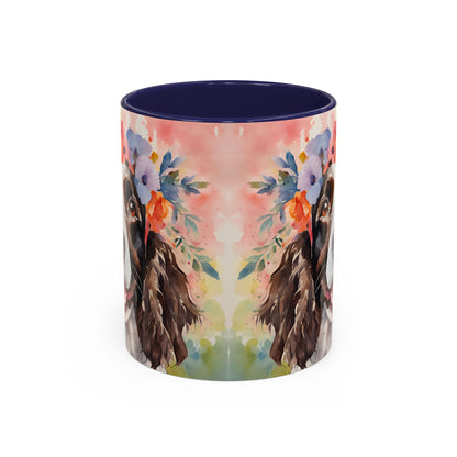 Springer Spaniel 03 Accent Coffee Mug - Dog Lover Gift