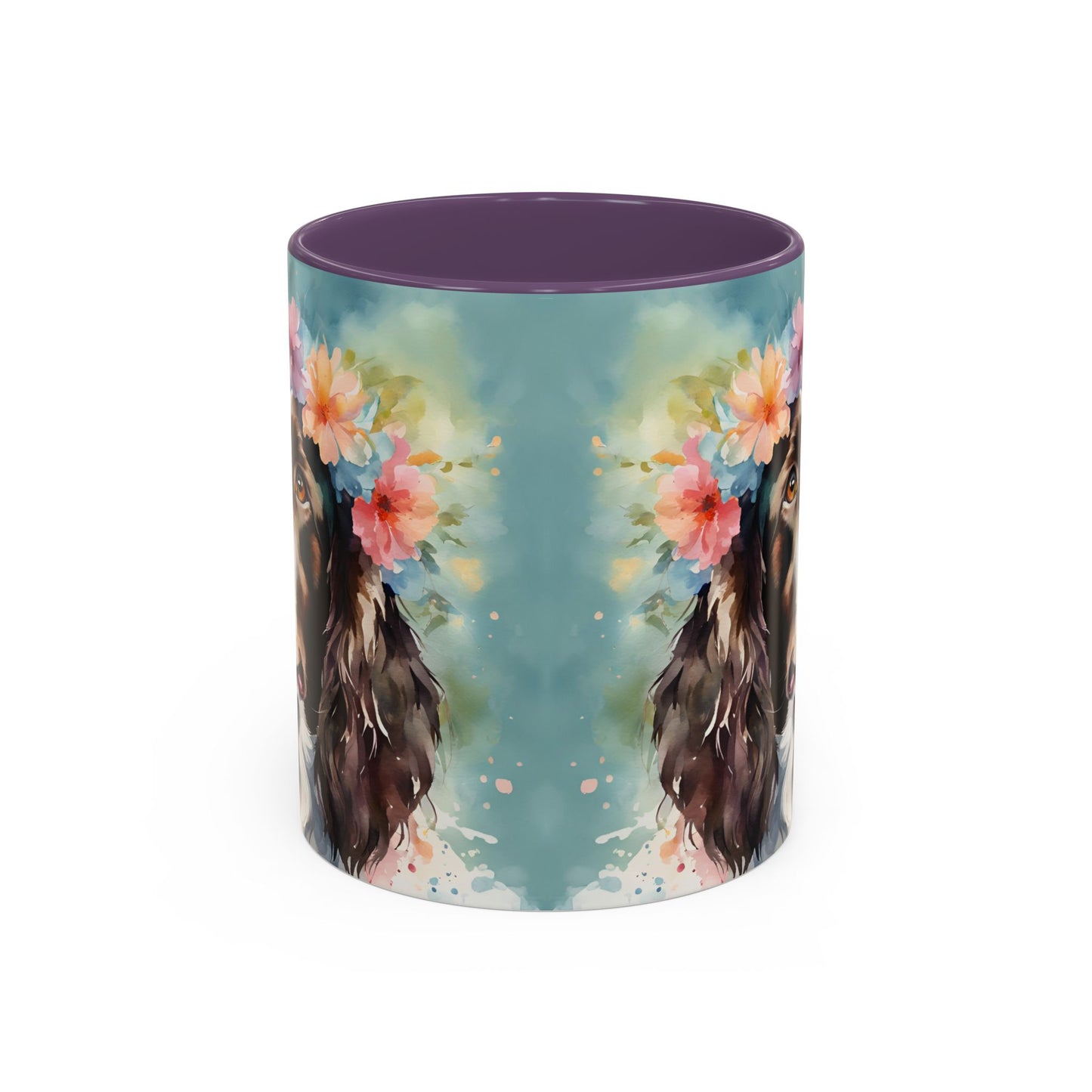 Springer Spaniel 04 Accent Coffee Mug - Dog Lover Gift