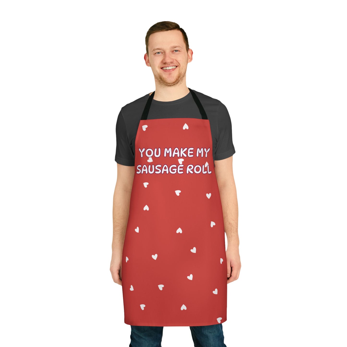 You Make My Sausage Roll Valentines Apron, 5-Color Straps