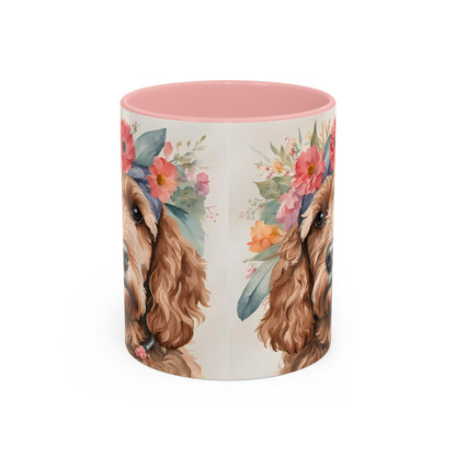Cocker Spaniel 01 Accent Coffee Mug - Dog Lover Gift