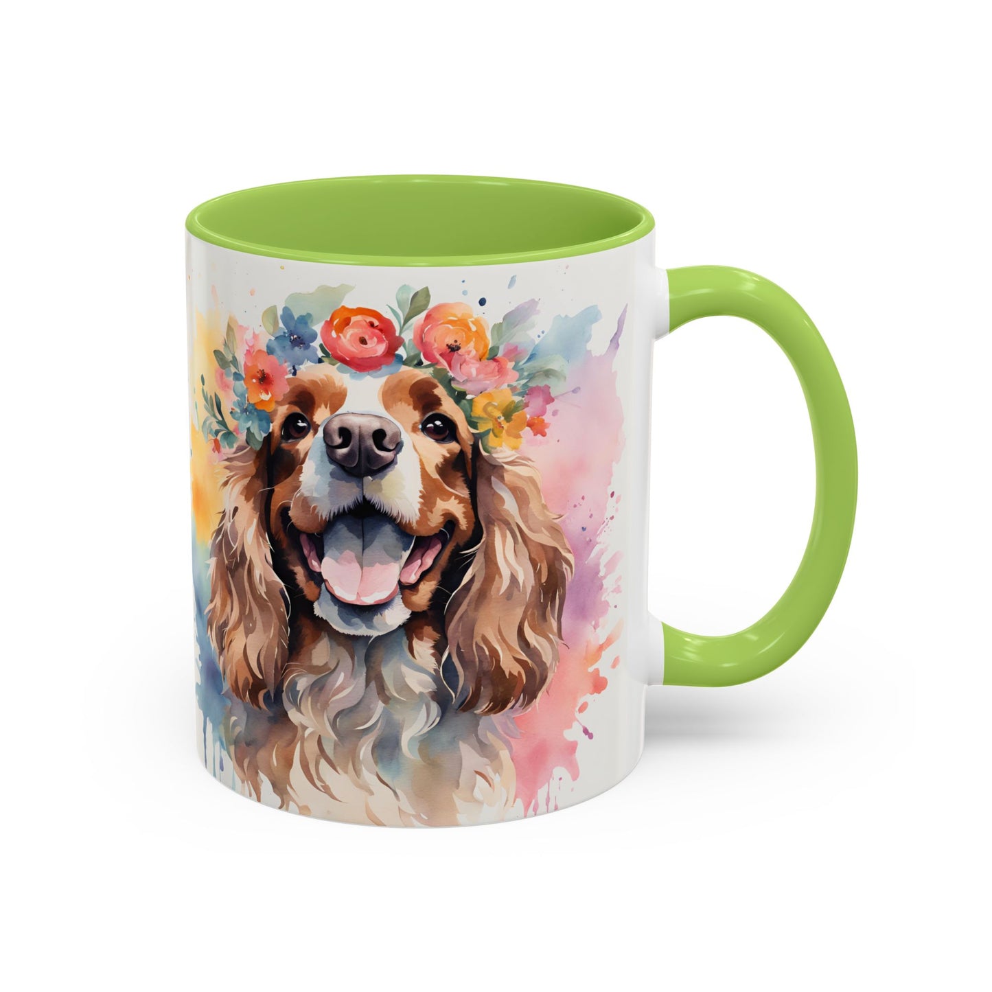 Cocker Spaniel 02 Accent Coffee Mug - Dog Lover Gift