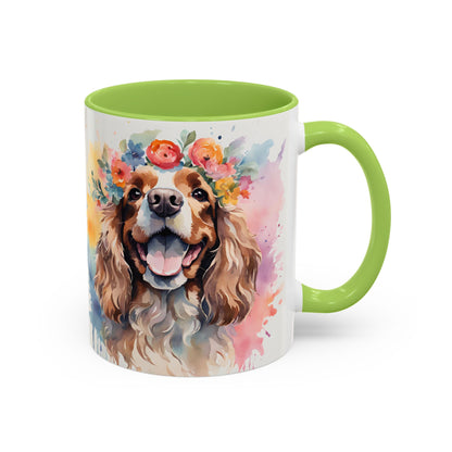 Cocker Spaniel 02 Accent Coffee Mug - Dog Lover Gift