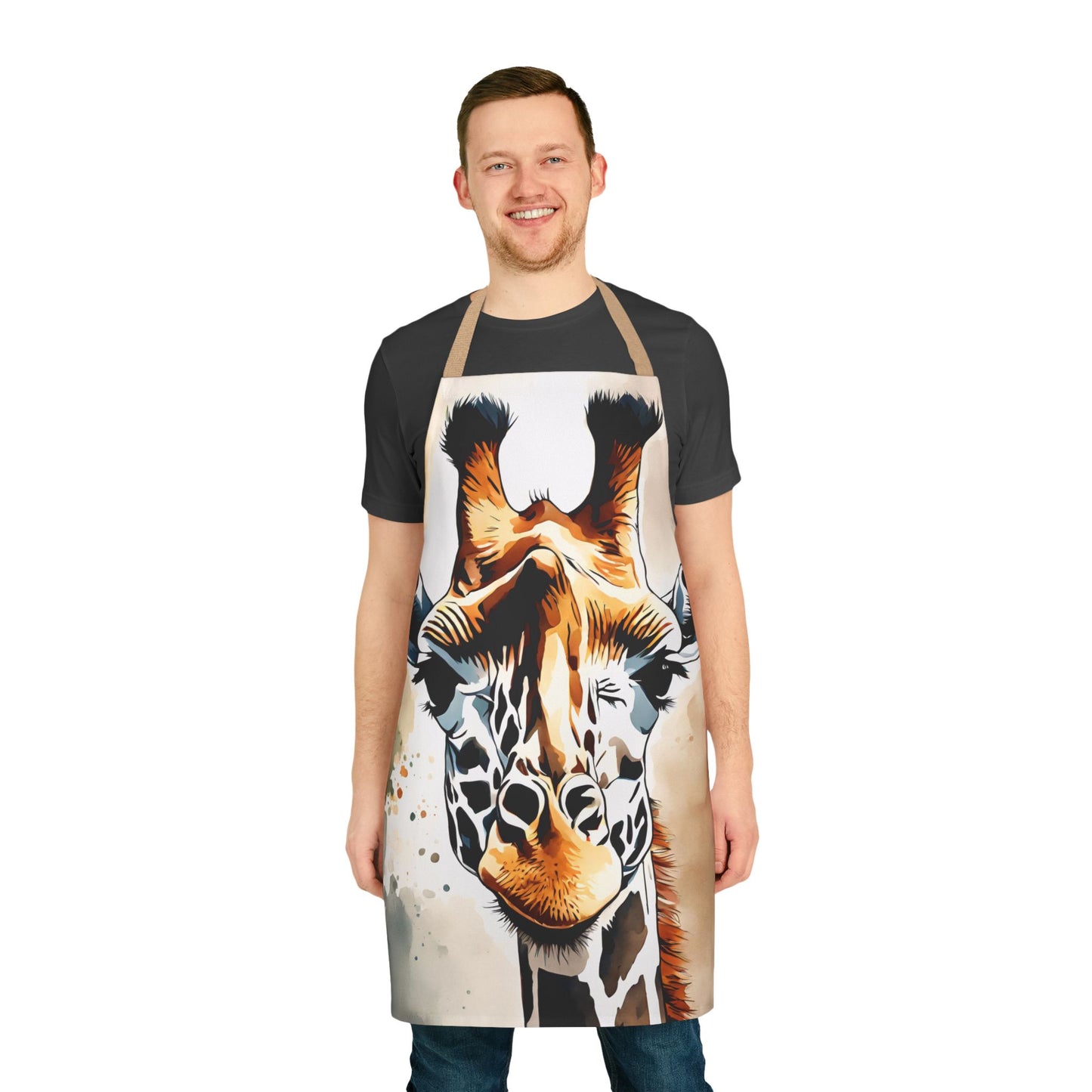 Giraffe Adult Apron (AOP)