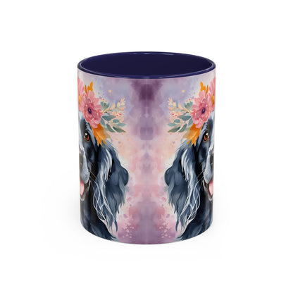 Blue Roan Cocker Spaniel 02 Accent Coffee Mug - Dog Lover Gift