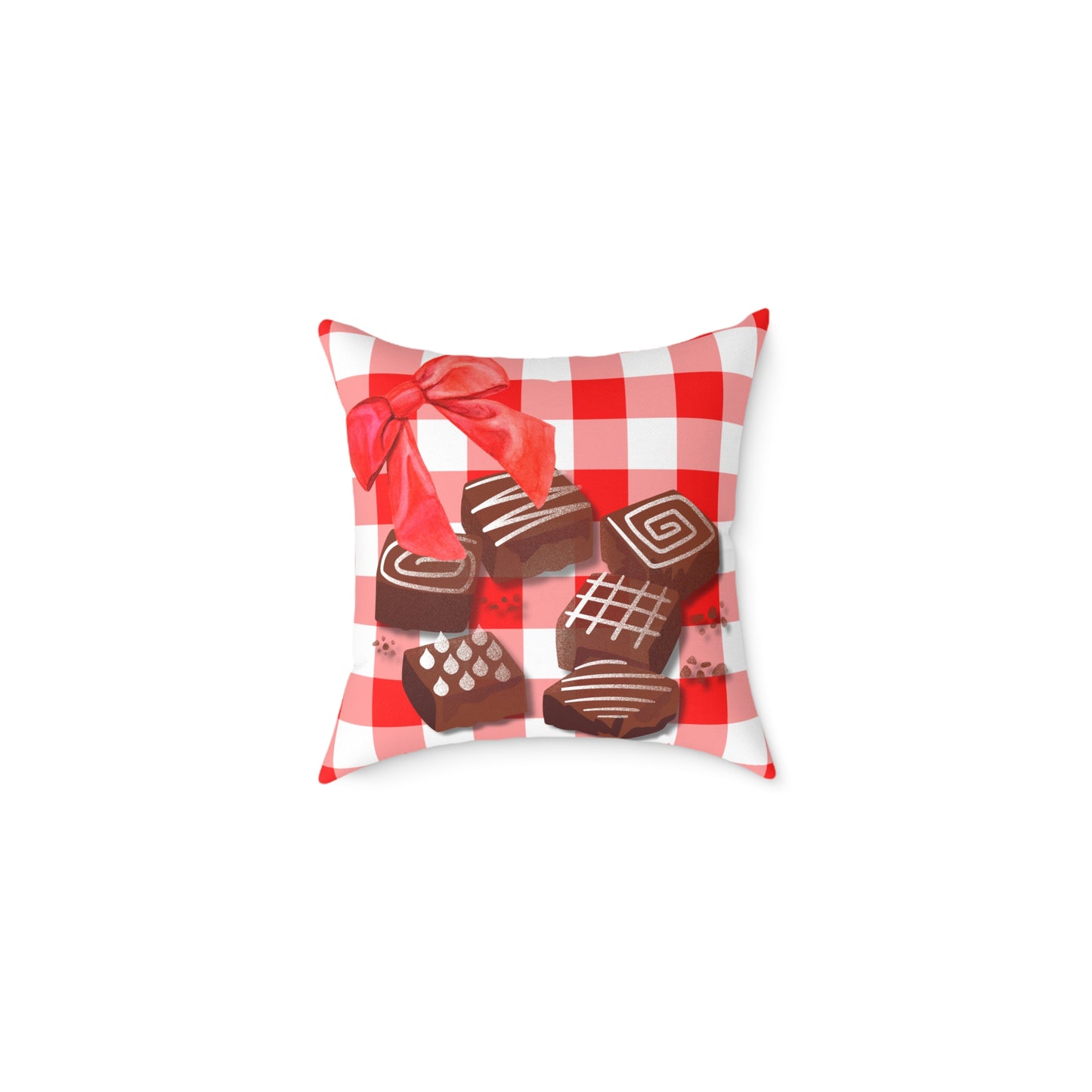 Valentine Chocolates Poly Pillow