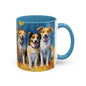 Multicolored Doggies 1 Accent Mug 11oz