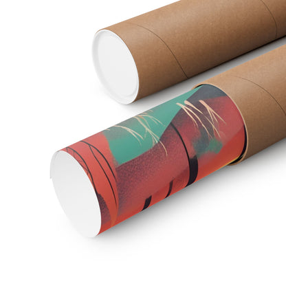 Retro forest 1 Matte Horizontal Posters