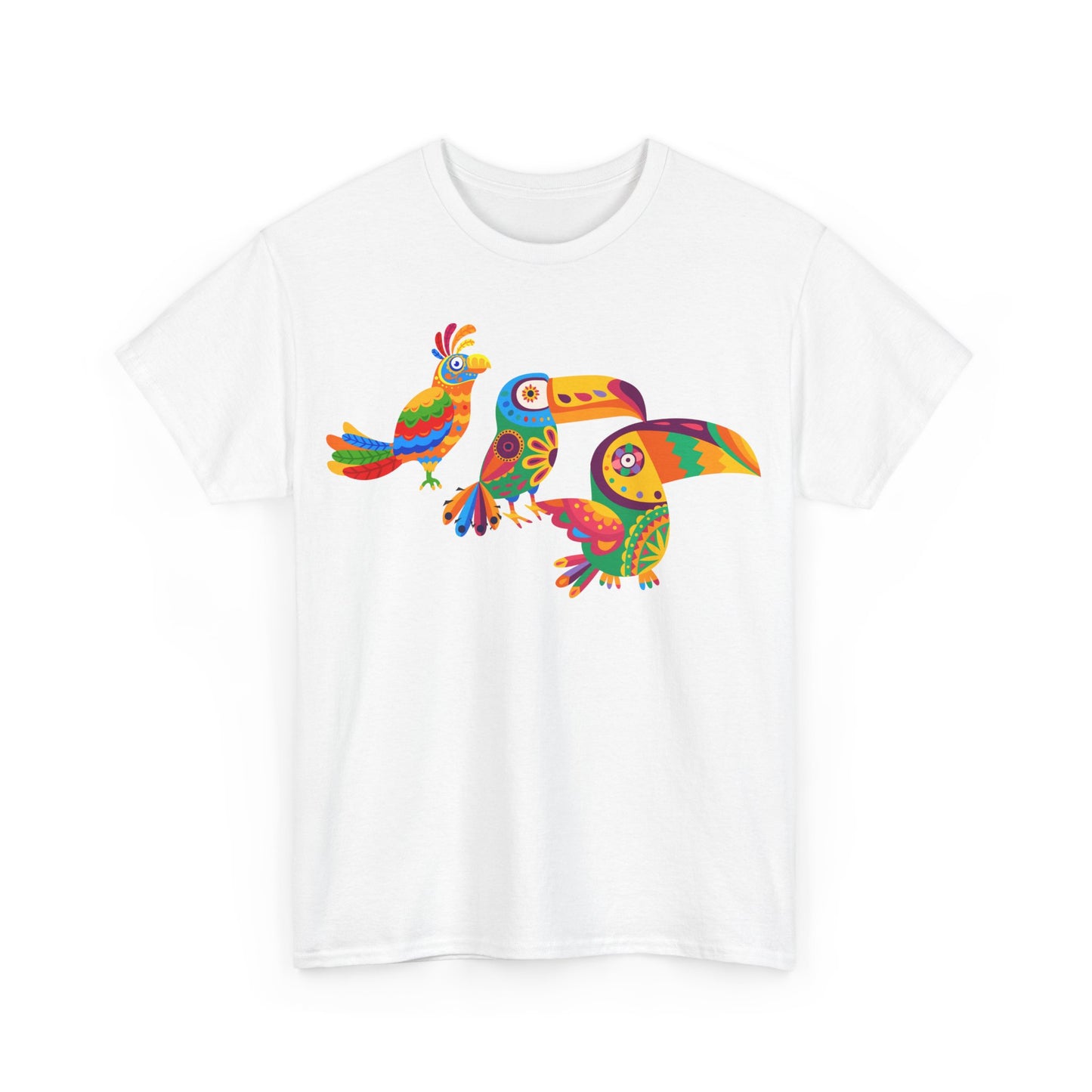 Jazzy birds 09 Unisex Heavy Cotton Tee
