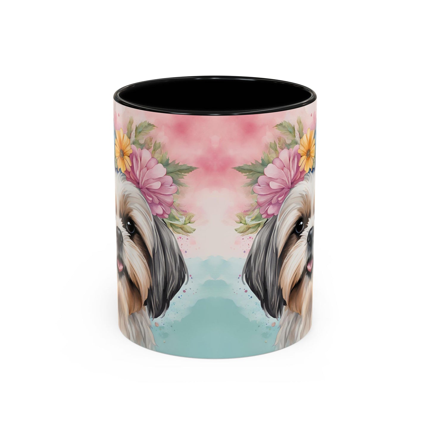 Shih Tzu 02 Accent Coffee Mug - Dog Lover Gift