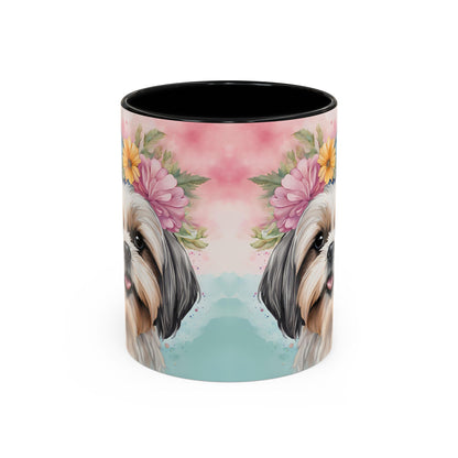 Shih Tzu 02 Accent Coffee Mug - Dog Lover Gift