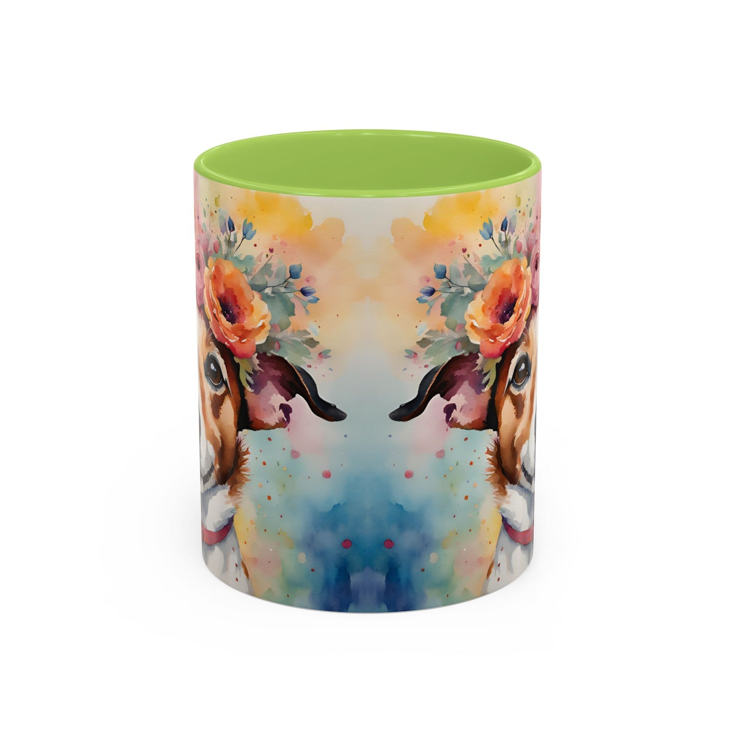 Jack Russell 04 Accent Coffee Mug - Dog Lover Gift