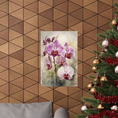 Orchids 06 Matte Vertical Poster