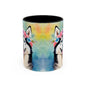Husky 01 Accent Coffee Mug - Dog Lover Gift