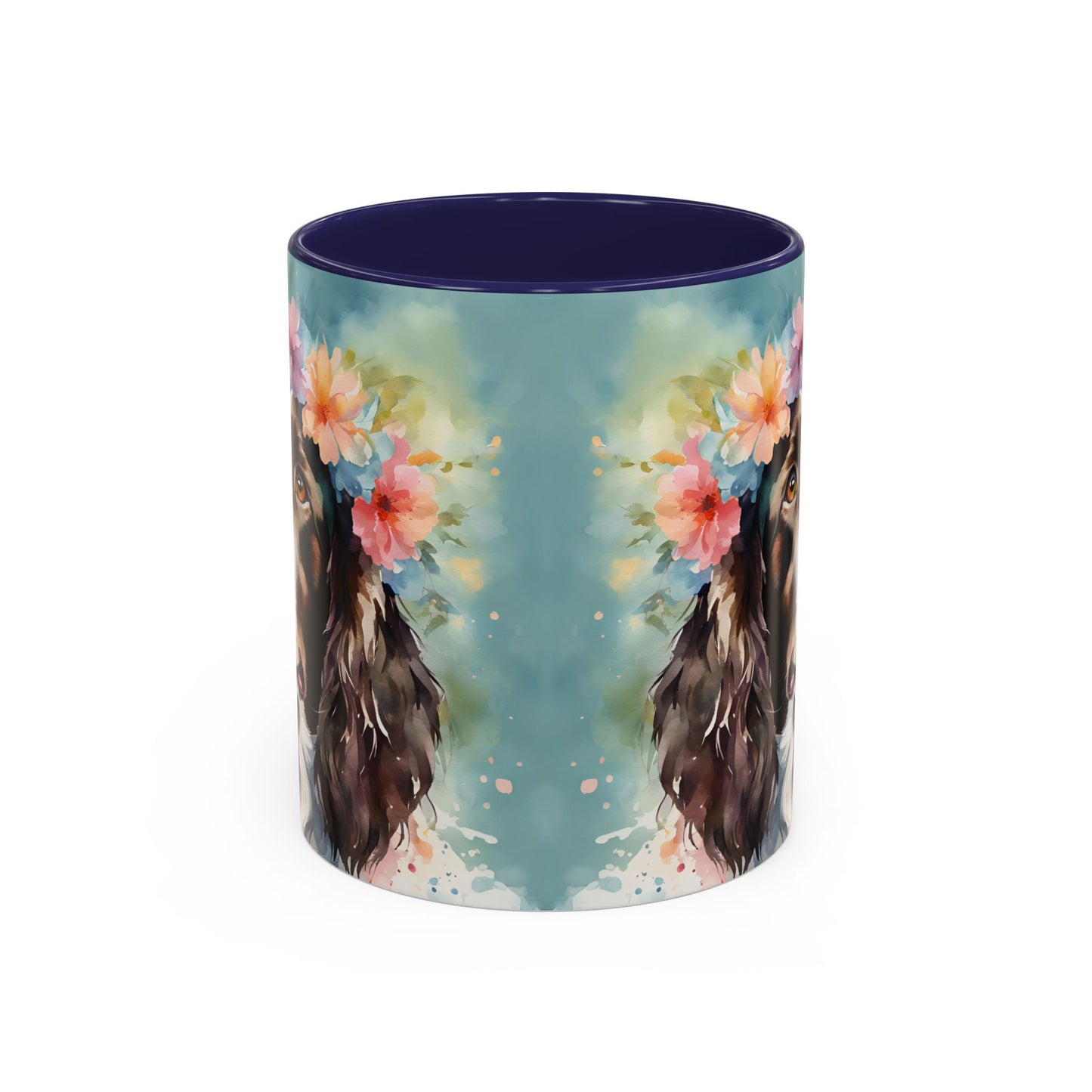 Springer Spaniel 04 Accent Coffee Mug - Dog Lover Gift