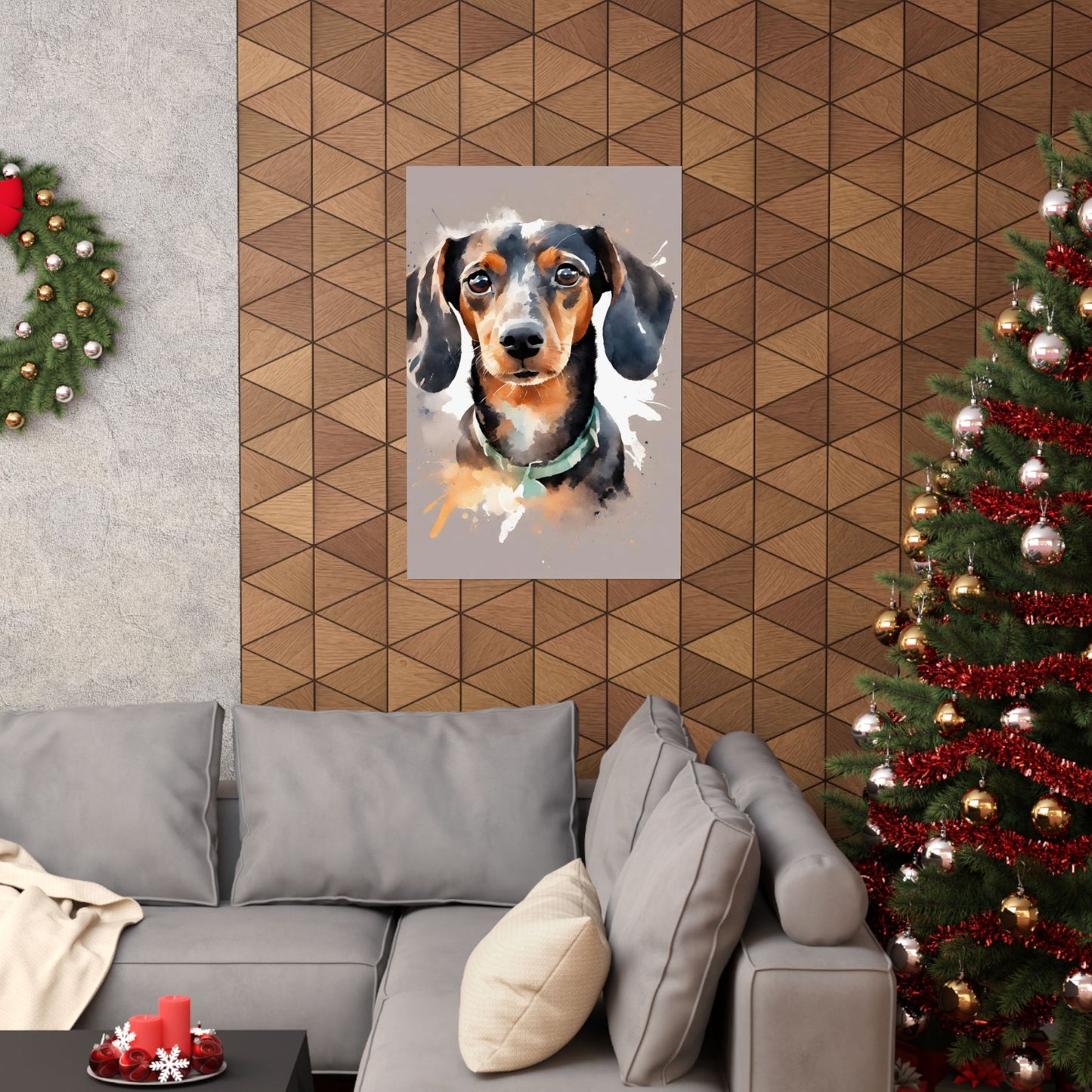 Dogs Dachshund 06 Matte Vertical Poster