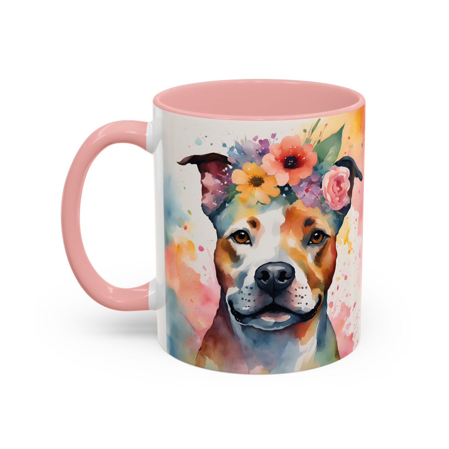 Staffordshire Bull Terrier 03 Accent Coffee Mug - Dog Lover Gift