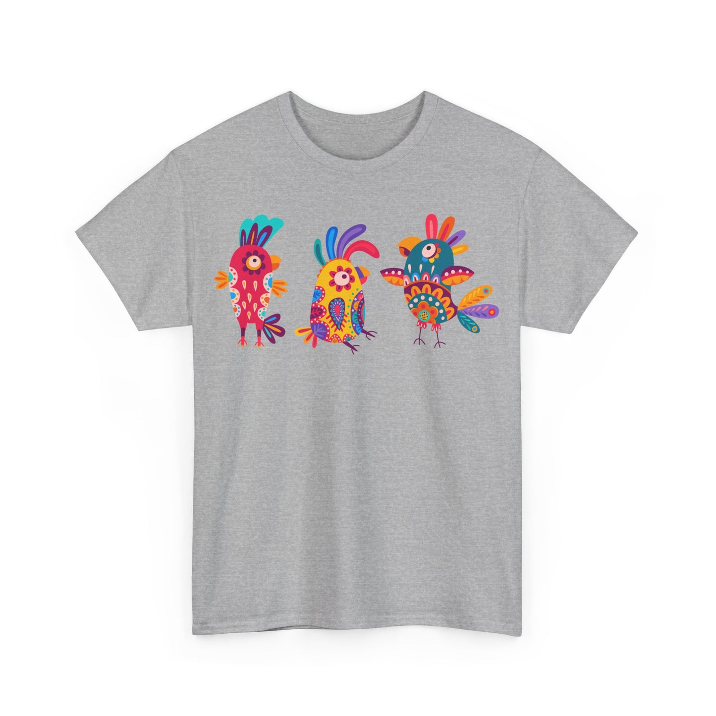 Jazzy birds 10 Unisex Heavy Cotton Tee