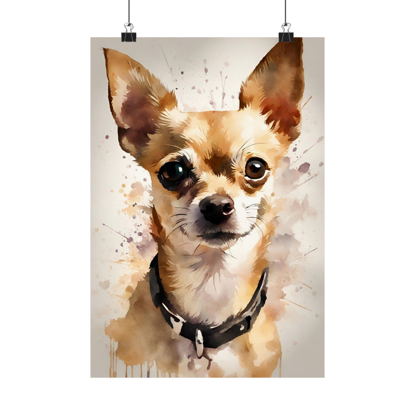 Dogs Chihuahua 02 Matte Vertical Poster