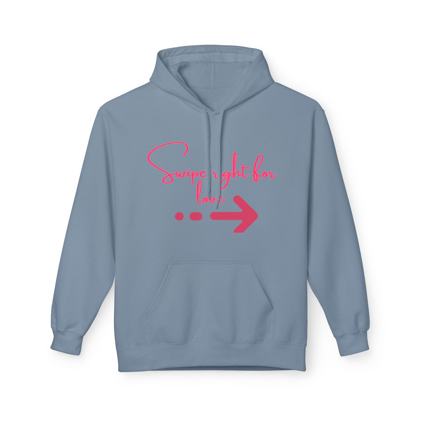Swipe Right For Love Unisex Valentines Hoodie