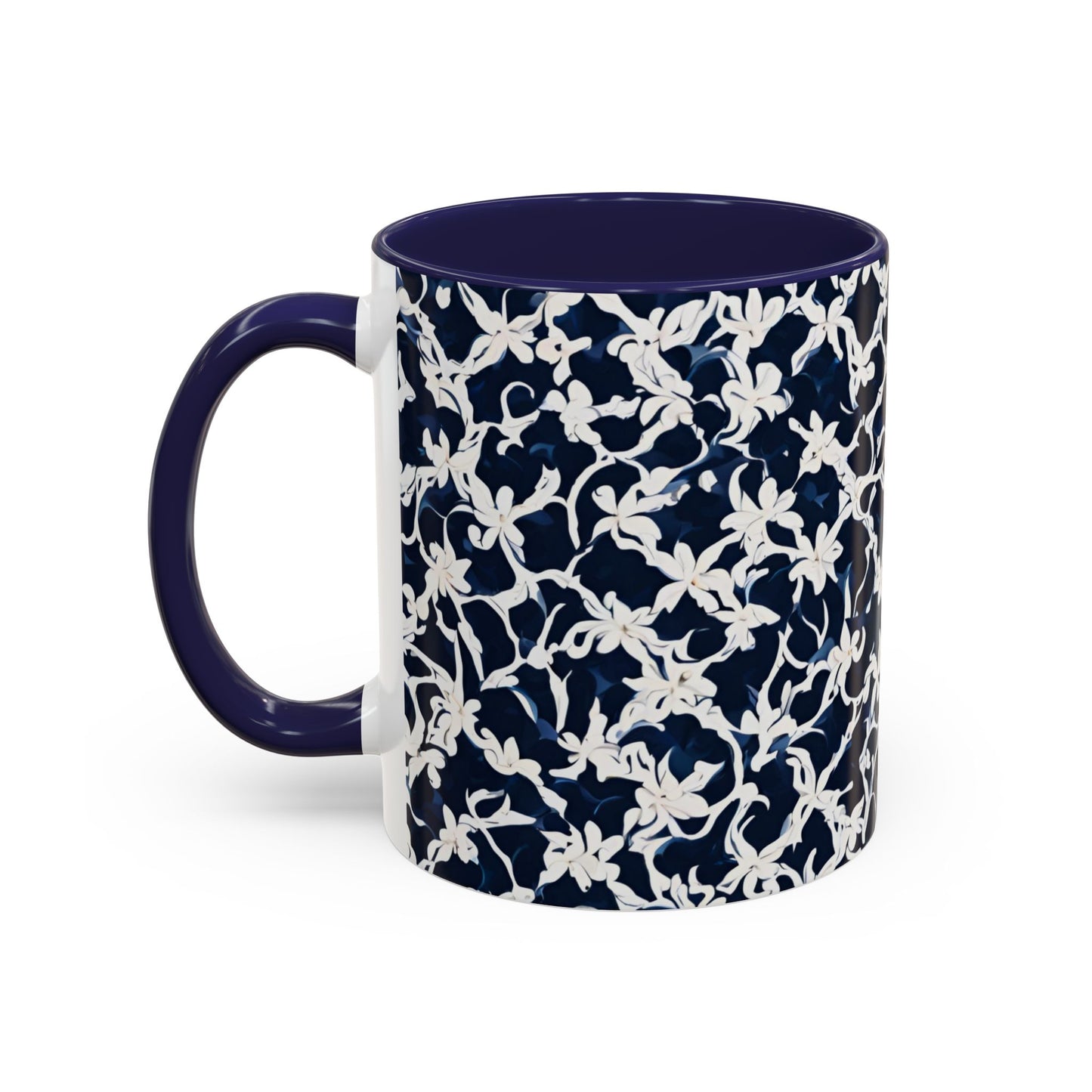 Flower 4 Accent Coffee Mug (11oz)