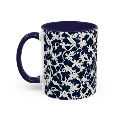 Flower 4 Accent Coffee Mug (11oz)