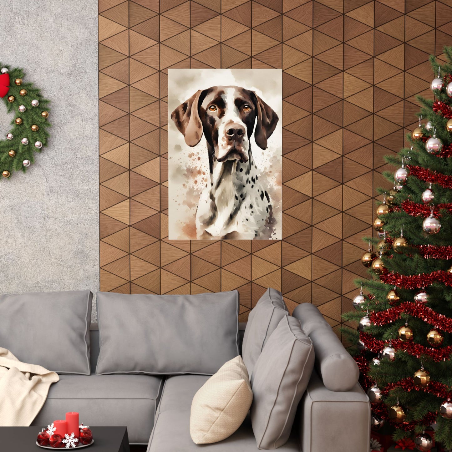 Dogs Pointer 03 Matte Vertical Poster