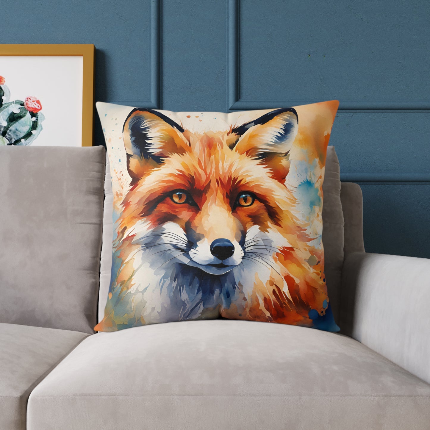 Fox 02 Poly Pillow - Natures Beauty Design
