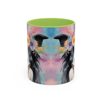 Border Collie 03 Accent Coffee Mug - Dog Lover Gift