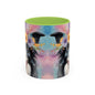 Border Collie 03 Accent Coffee Mug - Dog Lover Gift