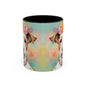 Fox Terrier 01 Accent Coffee Mug - Dog Lover Gift