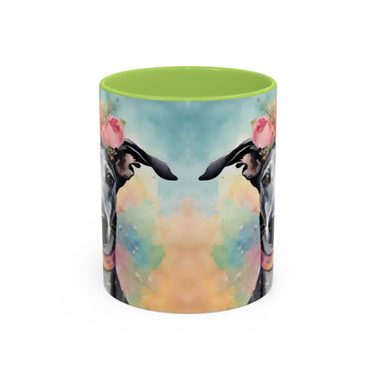 Greyhound 03 Accent Coffee Mug - Dog Lover Gift