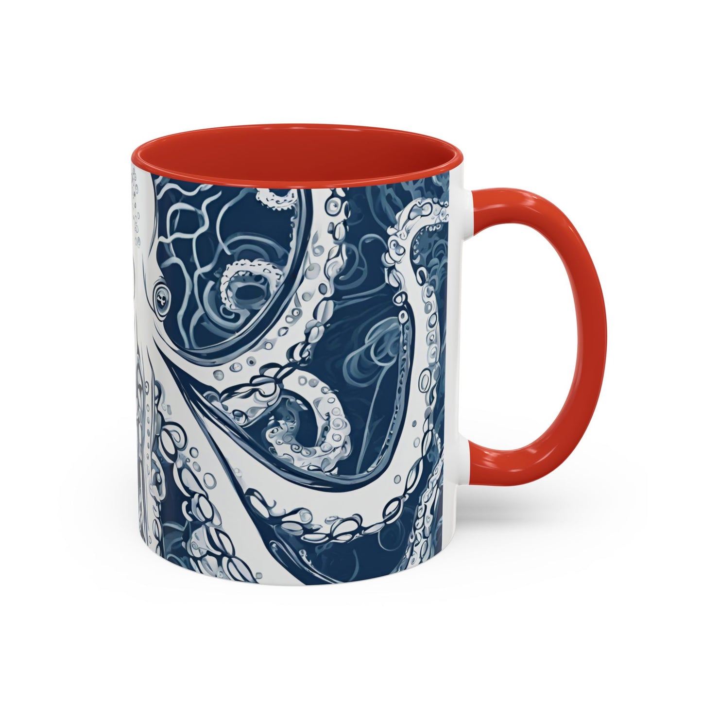 Octopus 7 Accent Coffee Mug (11oz)