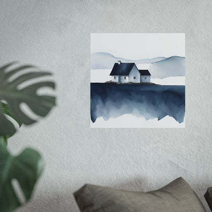 Blue Collection 7 Matte Print