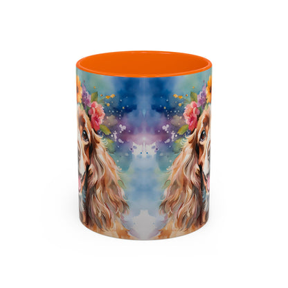 Cocker Spaniel 01 Accent Coffee Mug - Dog Lover Gift