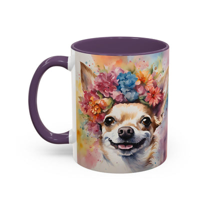 Chihuahua 04 Accent Coffee Mug - Dog Lover Gift
