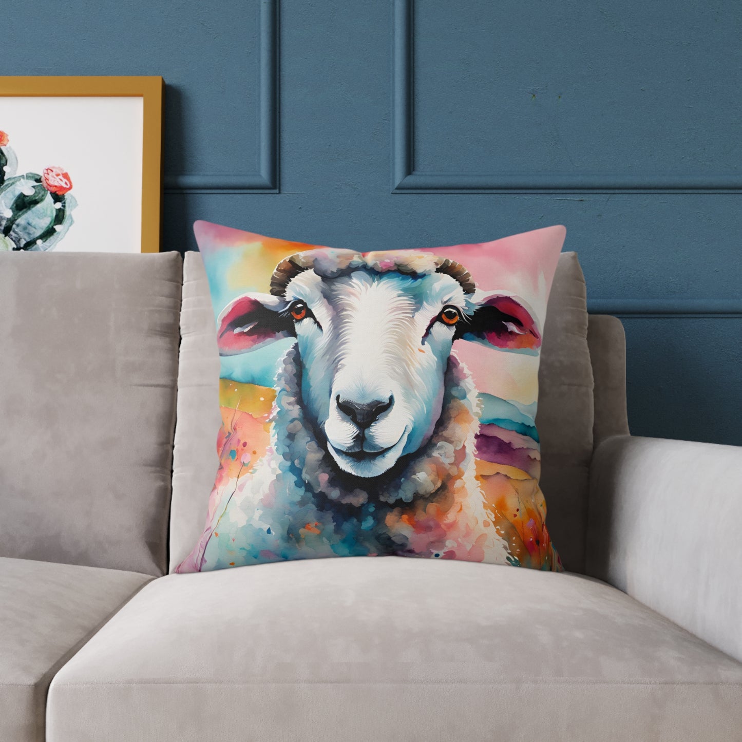 Sheep 01 Poly Pillow - Natures Beauty Design