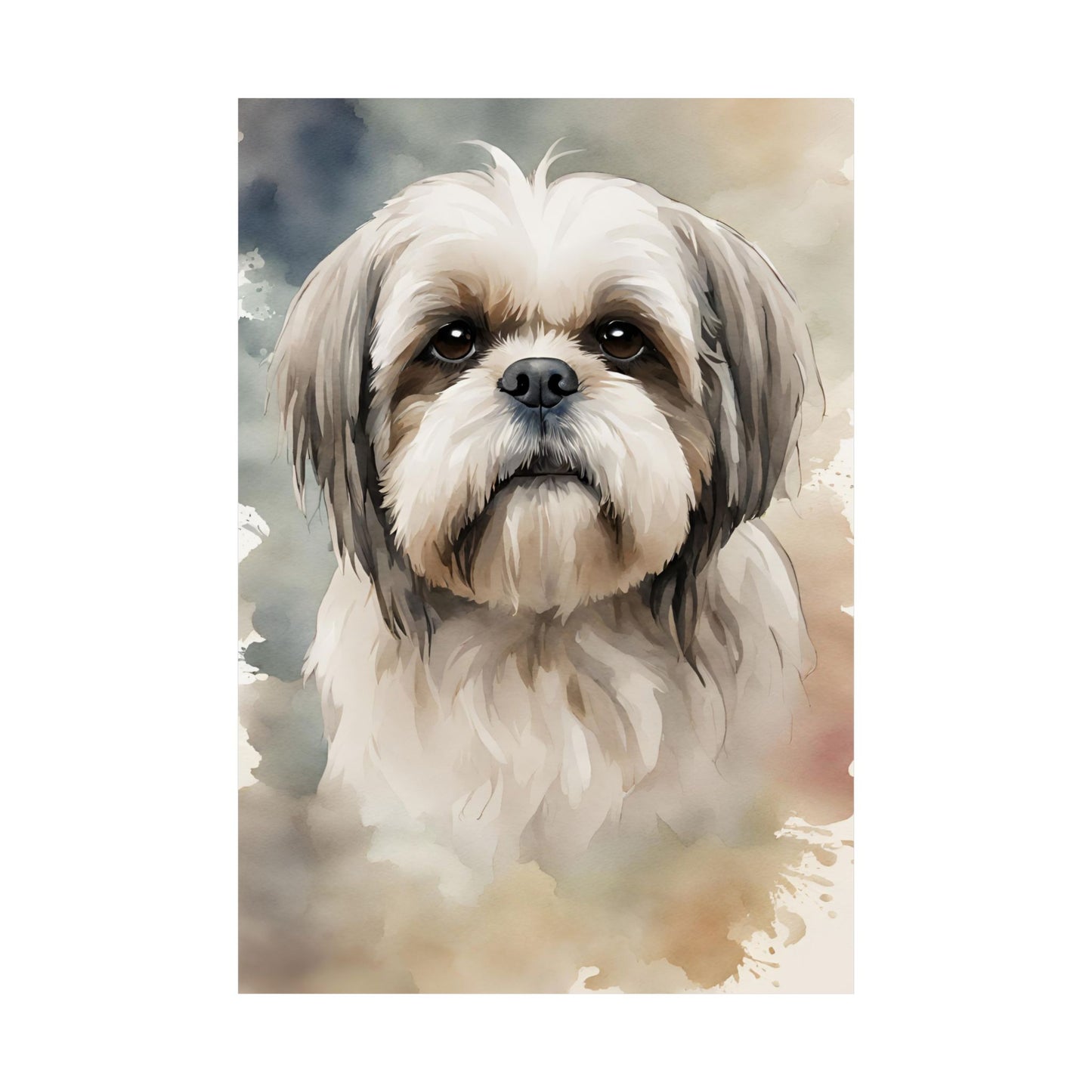 Dogs Shih Tzu 02 Matte Vertical Poster