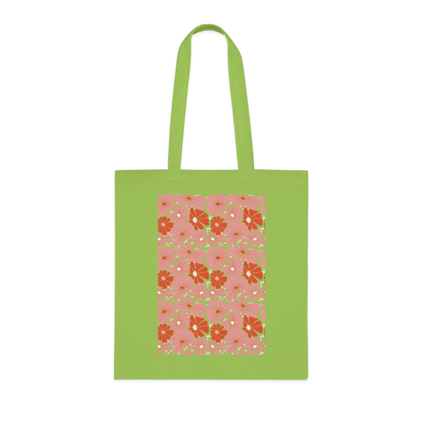 Abstract flowers 18 Cotton Tote