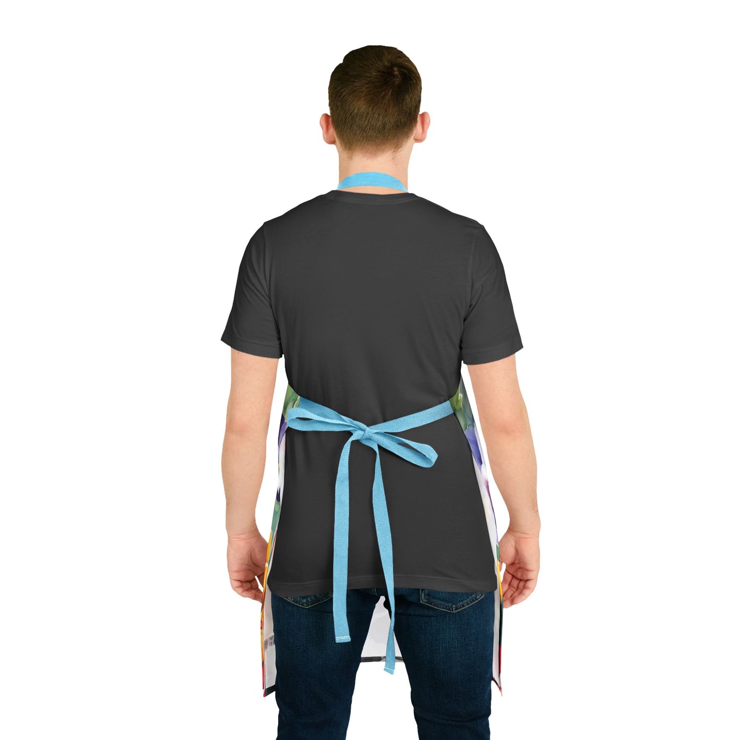 Pansies 02 Apron 5-Color Straps