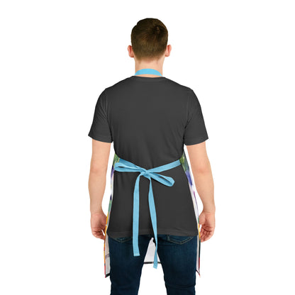 Pansies 02 Apron 5-Color Straps