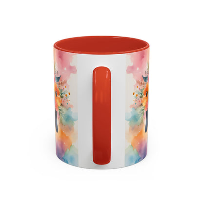 Dachshund 02 Accent Coffee Mug - Dog Lover Gift